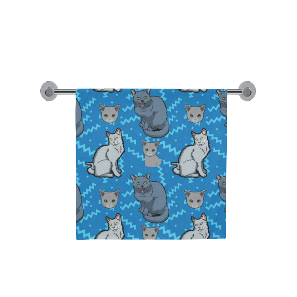 Russian Blue Bath Towel 30"x56" - TeeAmazing