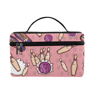 Bowling Pattern Cosmetic Bag/Large - TeeAmazing