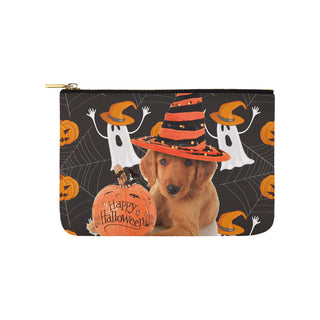 Golden Retriever Halloween Carry-All Pouch 9.5x6 - TeeAmazing