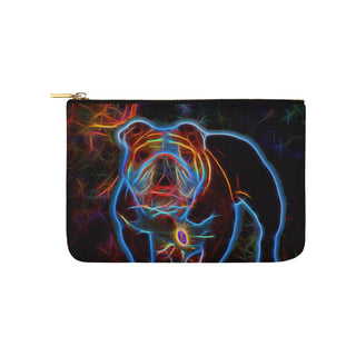 English Bulldog Glow Design 2 Carry-All Pouch 9.5x6 - TeeAmazing