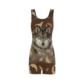 Wolf Lover Classic One Piece Swimwear - TeeAmazing