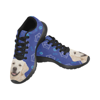 Labrador Retriever Black Sneakers for Men - TeeAmazing