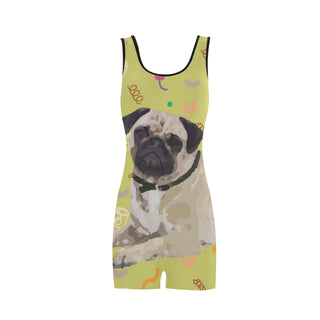 Pug Classic One Piece Swimwear - TeeAmazing