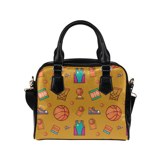 Basketball Pattern Shoulder Handbag - TeeAmazing