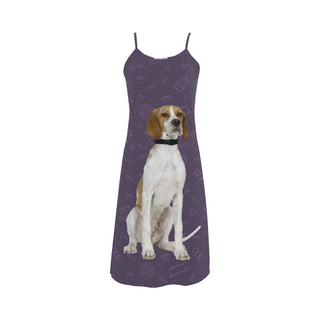 English Pointer Dog Alcestis Slip Dress - TeeAmazing