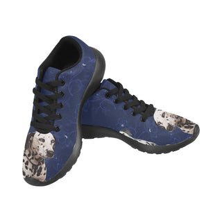 Dalmatian Lover Black Sneakers for Men - TeeAmazing