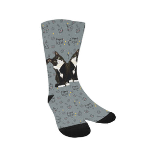 Tuxedo Cat Trouser Socks - TeeAmazing