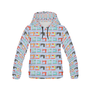 Sewing Machine Pattern All Over Print Hoodie for Men - TeeAmazing