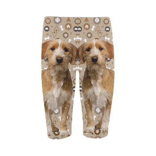 Basset Fauve Dog Hestia Cropped Leggings (Model L03) - TeeAmazing