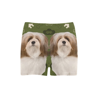 Lhasa Apso Dog Briseis Skinny Shorts (Model L04) - TeeAmazing