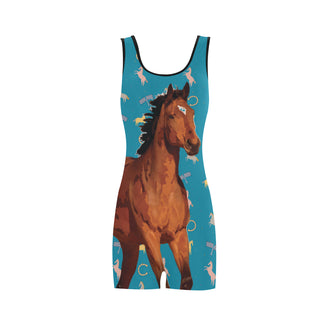 Horse Classic One Piece Swimwear - TeeAmazing