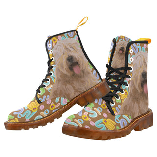 Soft Coated Wheaten Terrier Black Boots For Women - TeeAmazing