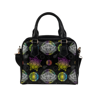 Lotus and Mandalas Shoulder Handbag - TeeAmazing