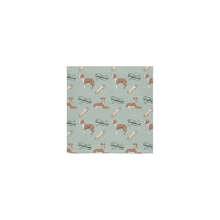 Greyhound Pattern Square Towel 13x13 - TeeAmazing