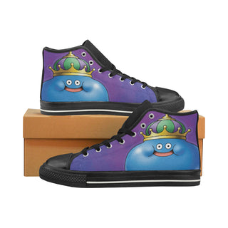 King Slime Black High Top Canvas Shoes for Kid - TeeAmazing