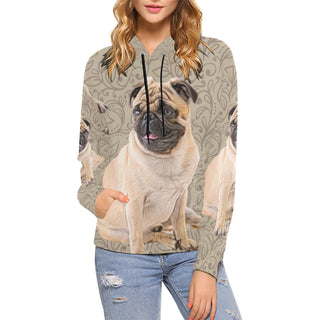 Pug Lover All Over Print Hoodie for Women - TeeAmazing