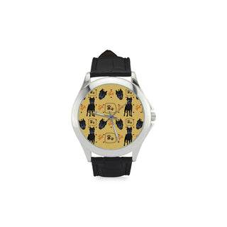 Cane Corso Pattern Women's Classic Leather Strap Watch - TeeAmazing