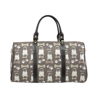 Pug Water Colour Pattern No.1 New Waterproof Travel Bag/Small - TeeAmazing