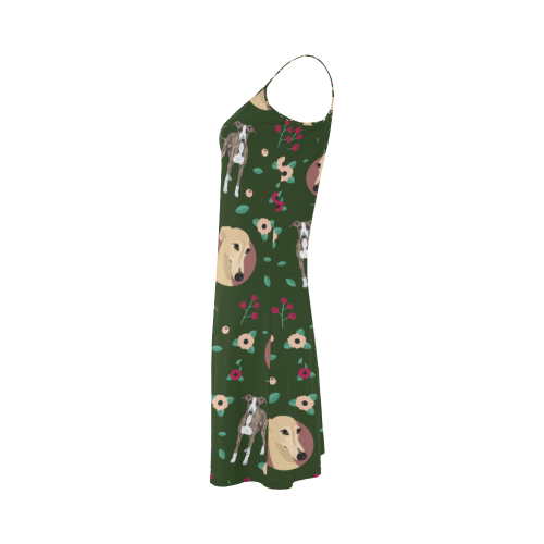 Greyhound Flower Alcestis Slip Dress - TeeAmazing