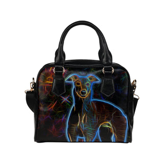 Italian Greyhound Glow Design 1 Shoulder Handbag - TeeAmazing