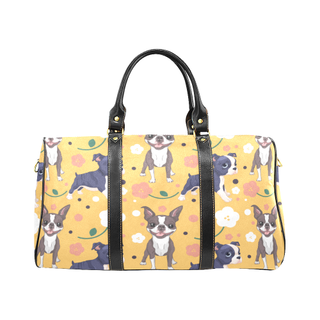 Boston Terrier Flower New Waterproof Travel Bag/Large - TeeAmazing