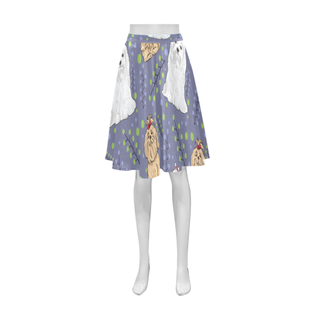 Maltese Flower Athena Women's Short Skirt - TeeAmazing