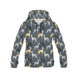 Greyhound All Over Print Hoodie for Women - TeeAmazing
