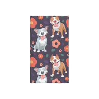 Pit bull Flower Custom Towel 16"x28" - TeeAmazing