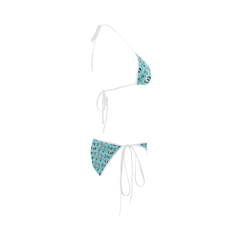 Dalmatian Pattern Custom Bikini Swimsuit - TeeAmazing