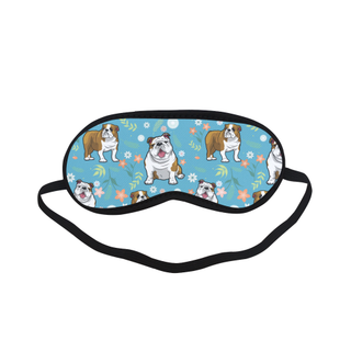 English Bulldog Flower Sleeping Mask - TeeAmazing