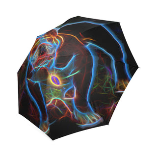 English Bulldog Glow Design 2 Foldable Umbrella - TeeAmazing