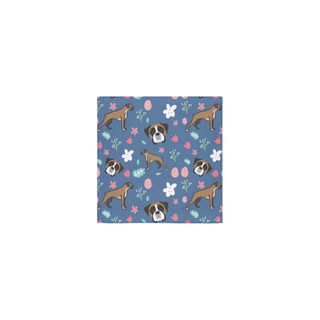 Boxer Flower Square Towel 13“x13” - TeeAmazing