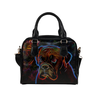 Boxer Glow Design 3 Shoulder Handbag - TeeAmazing