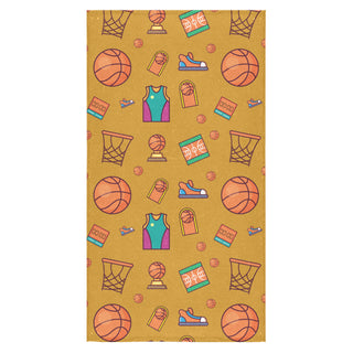 Basketball Pattern Bath Towel 30"x56" - TeeAmazing