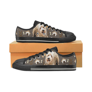 Havanese Dog Black Canvas Women's Shoes/Large Size - TeeAmazing