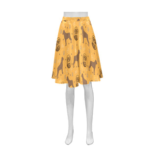 Rottweiler Pattern Athena Women's Short Skirt - TeeAmazing