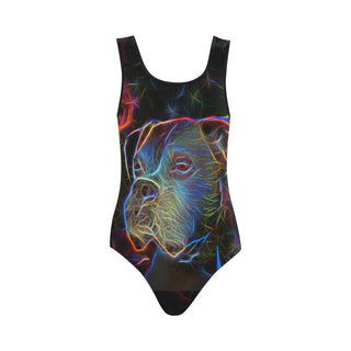 Boxer Glow Design 1 Vest One Piece Swimsuit - TeeAmazing