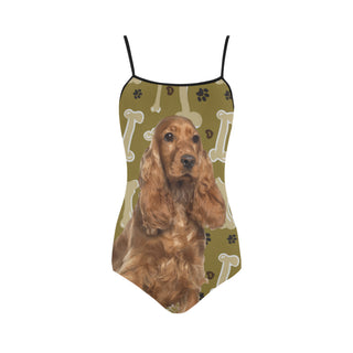 Cocker Spaniel Dog Strap Swimsuit - TeeAmazing