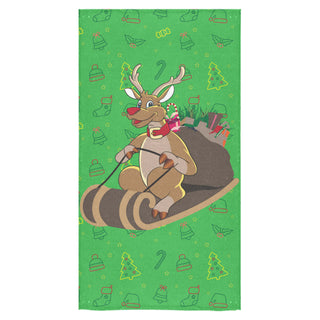 Reindeer Christmas Bath Towel 30"x56" - TeeAmazing