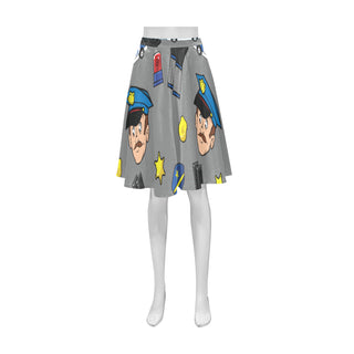 Cop Pattern Athena Women's Short Skirt - TeeAmazing
