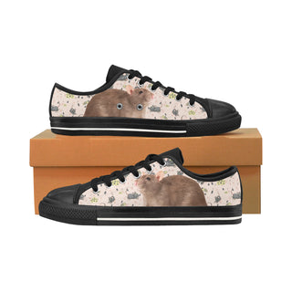 Rats Black Men's Classic Canvas Shoes/Large Size - TeeAmazing