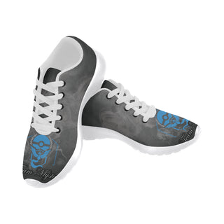 Team Mystic White Sneakers for Women - TeeAmazing