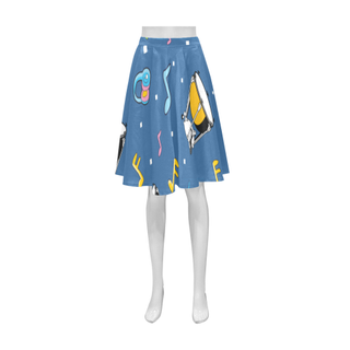 Timpani Pattern Athena Women's Short Skirt - TeeAmazing