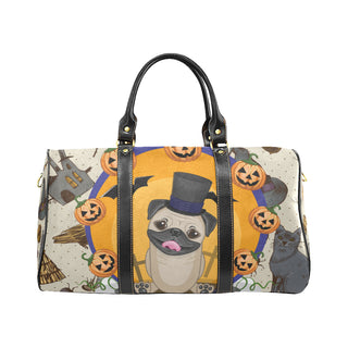 Pug Halloween New Waterproof Travel Bag/Small - TeeAmazing