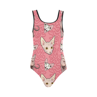 Sphynx Vest One Piece Swimsuit - TeeAmazing