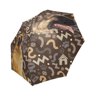 German Shepherd Lover Foldable Umbrella - TeeAmazing