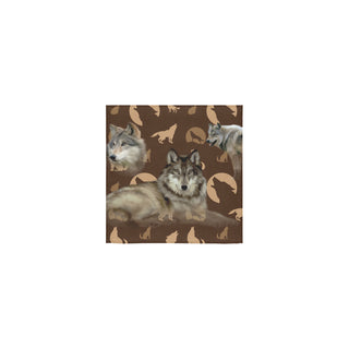 Wolf Lover Square Towel 13x13 - TeeAmazing