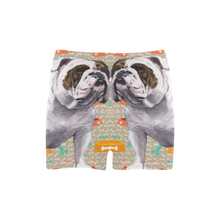 English Bulldog Briseis Skinny Shorts (Model L04) - TeeAmazing