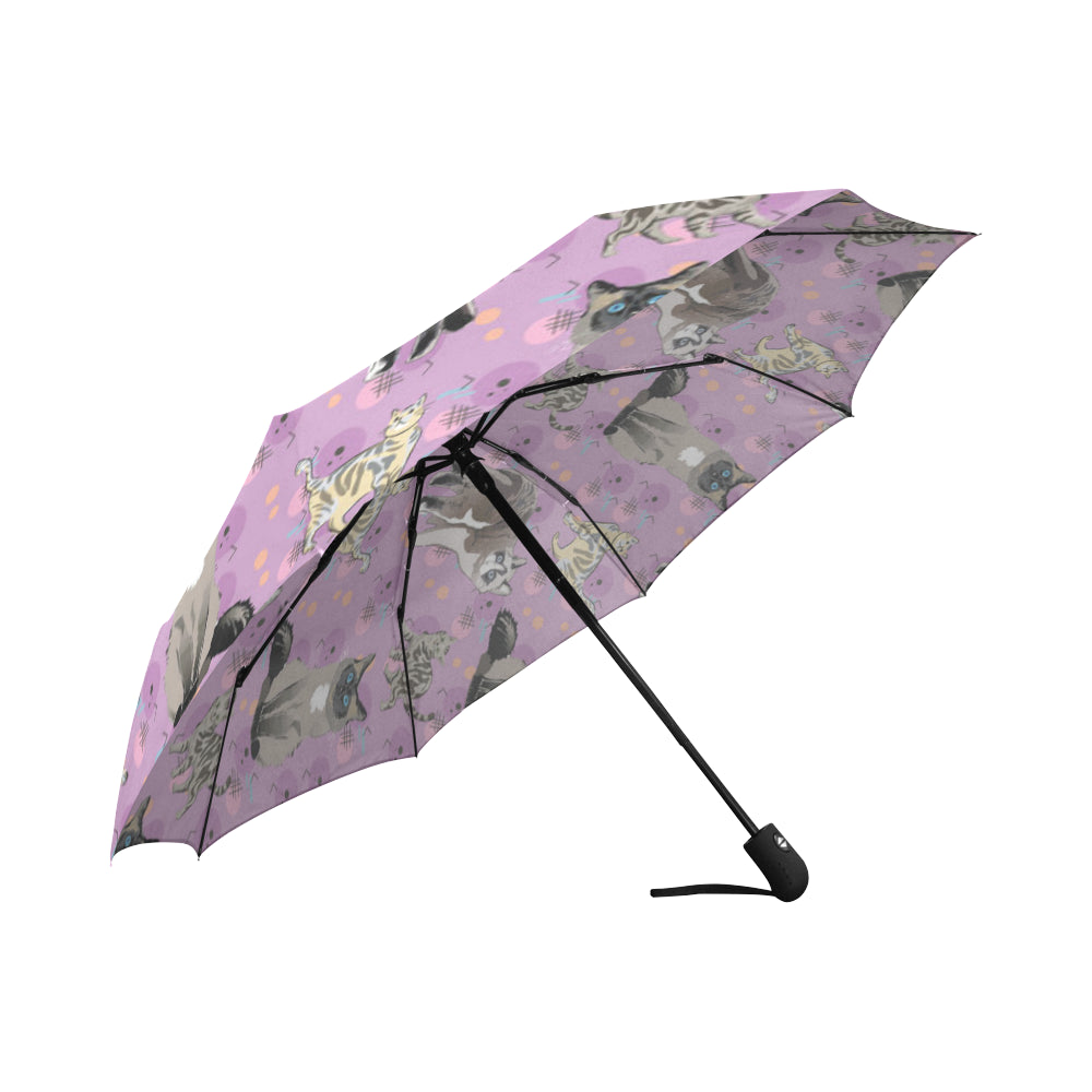 Balinese Cat Auto-Foldable Umbrella - TeeAmazing