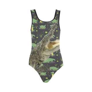 Alligator Vest One Piece Swimsuit - TeeAmazing